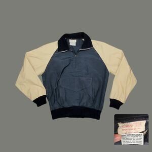 Vintage 70s Samco Sportswear Colorblock Half Zip Boxy Anorak Windbreaker Large